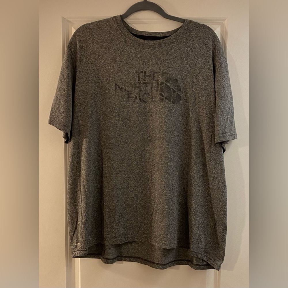 The North Face VaporWick Logo T-Shirt - Gray - Gently Used Condition